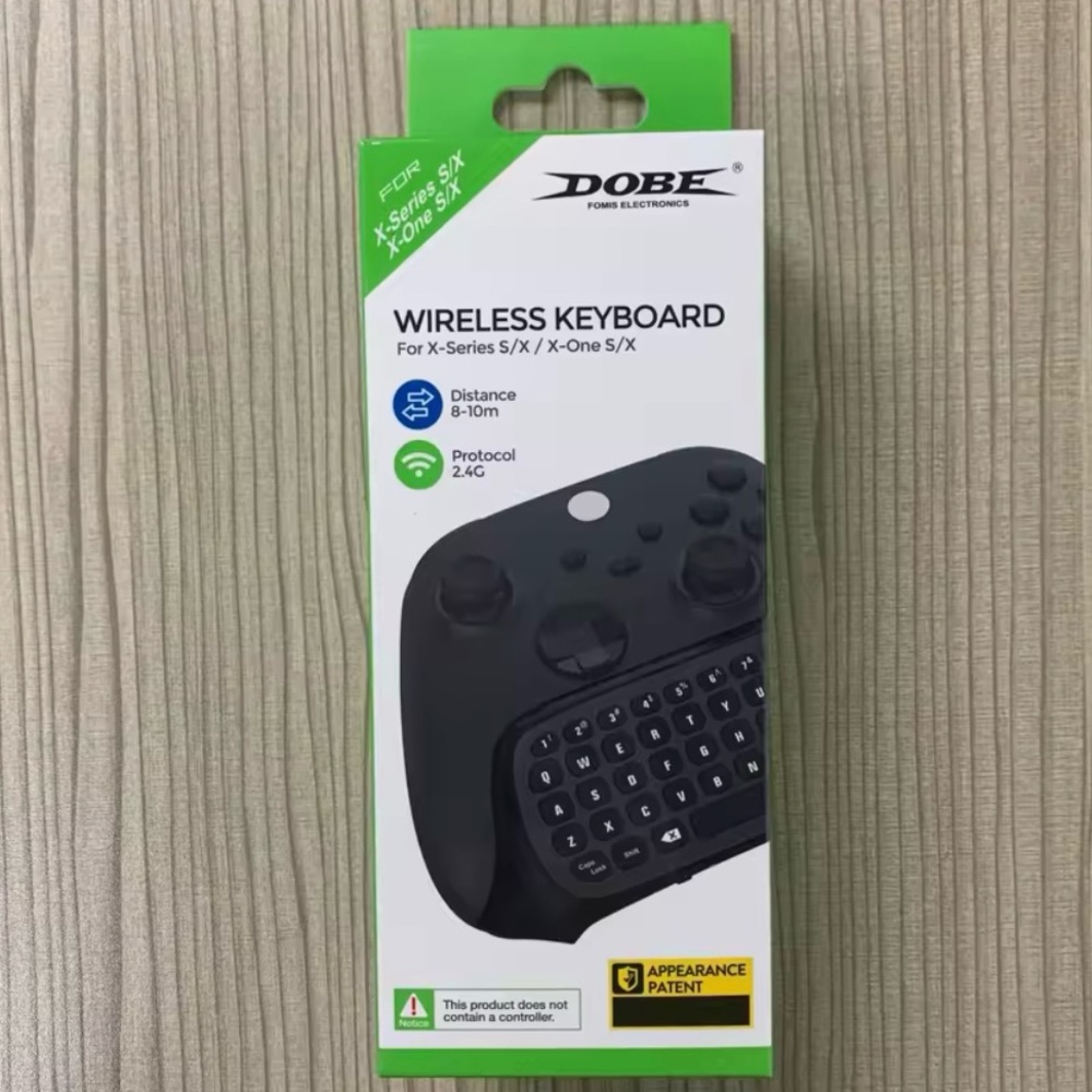 2.4G Wireless Keyboard for Xbox Series S/X Controller Chat Pad with USB